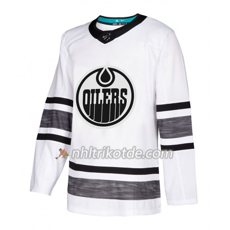 Edmonton Oilers Trikot Blank 2019 All-Star Adidas Weiß Authentic - Herren